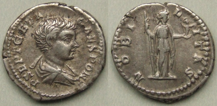 Geta, denarius, Nobilitas